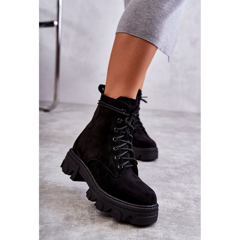 PG1 Mocka Warm Boots Workers Black Darvin svart 1