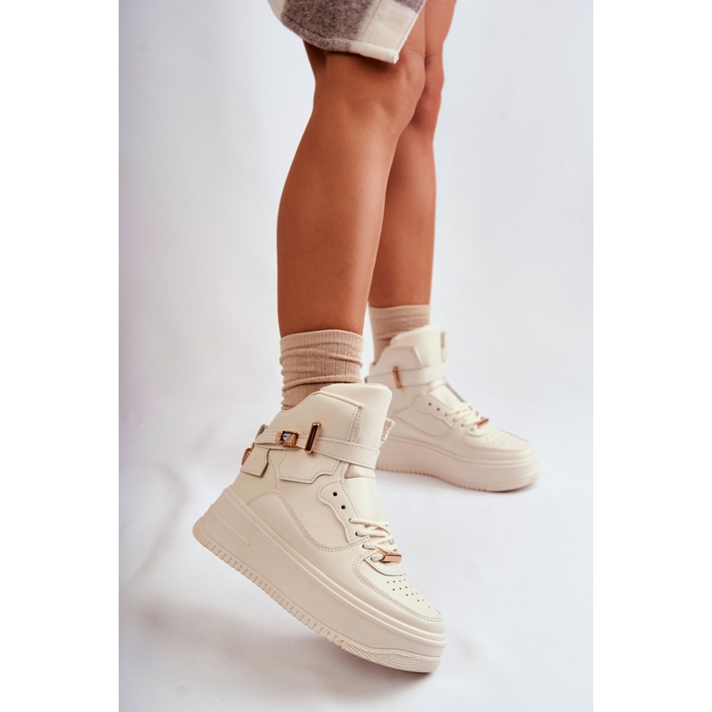 FB2 Damisolerade högsportskor Beige Lexa 2