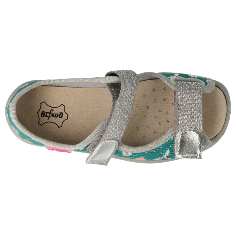 Befado barnskor 869X166 mångfärgad grön 3