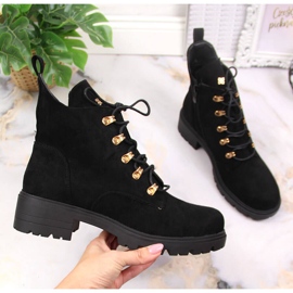 S.Barski Svarta S. Barski stövlar i mockaskinn för kvinnor 1