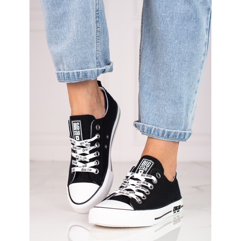 Big Star sneakers för kvinnor KK274102 svart 1