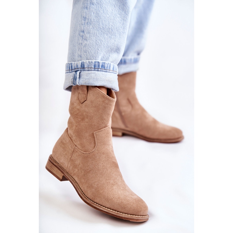 S.Barski Dammocka med platt klack Beige Fiorenz 1