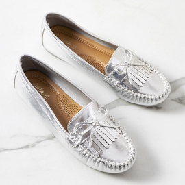Joanae loafers i silver 1