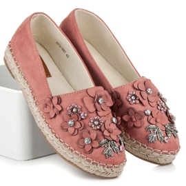Marquiz Slip-on låga skor med dekorationer rosa 1