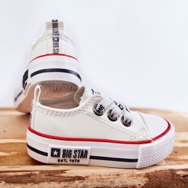 Barnsneakers i läder Big Star KK374040 Vit 3