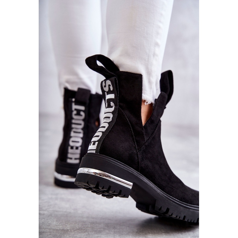 PS1 Svarta Elvera mockaskor med utskärningar 2