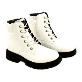 American Club American High Girls 'Workers Isolated Shoes White vit 4