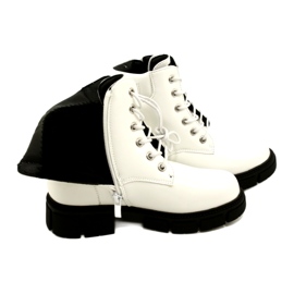 American Club American High Girls 'Workers Isolated Shoes White vit 5
