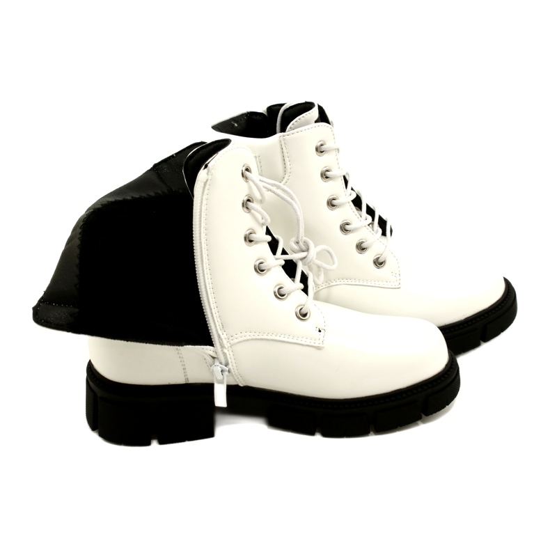 American Club American High Girls 'Workers Isolated Shoes White vit 5