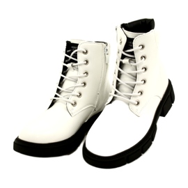American Club American High Girls 'Workers Isolated Shoes White vit 2