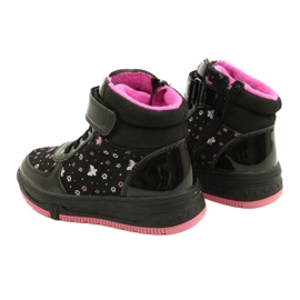 American Club American Boots Varma stövlar XD66 Svart rosa 5