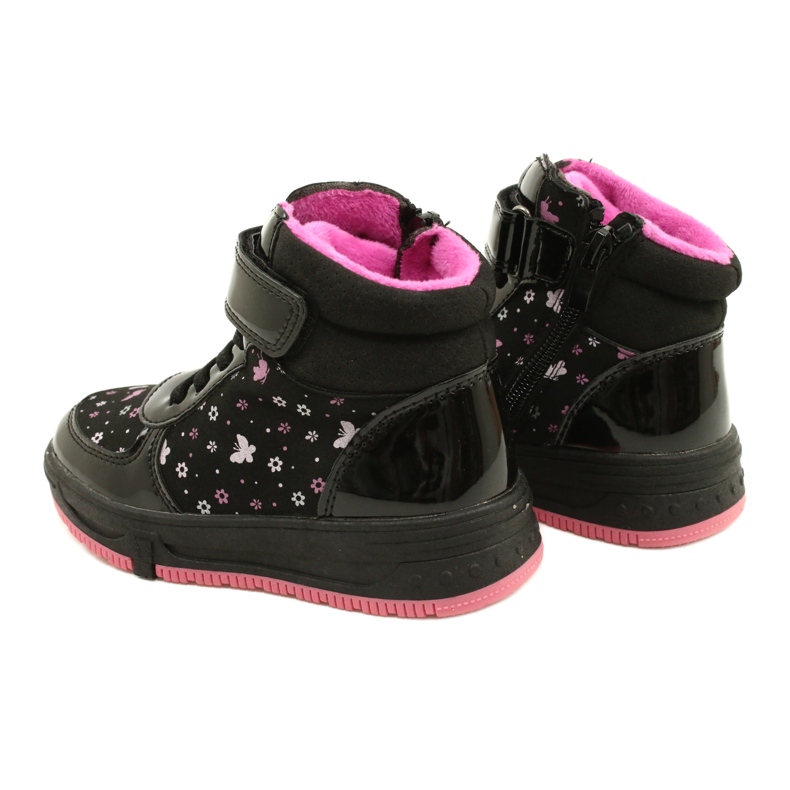 American Club American Boots Varma stövlar XD66 Svart rosa 5