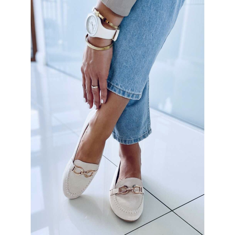 Catalina Beige loafers för dam 1