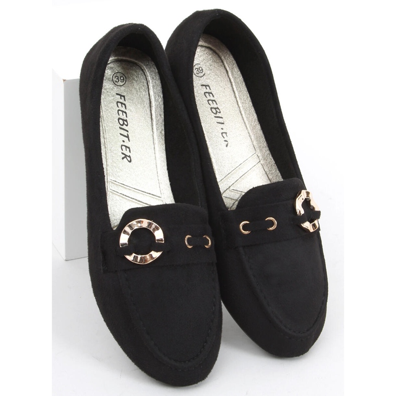 Arun Black dam loafers svart 2