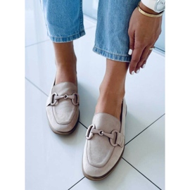 Isidora Khaki loafers för dam beige kaki 2