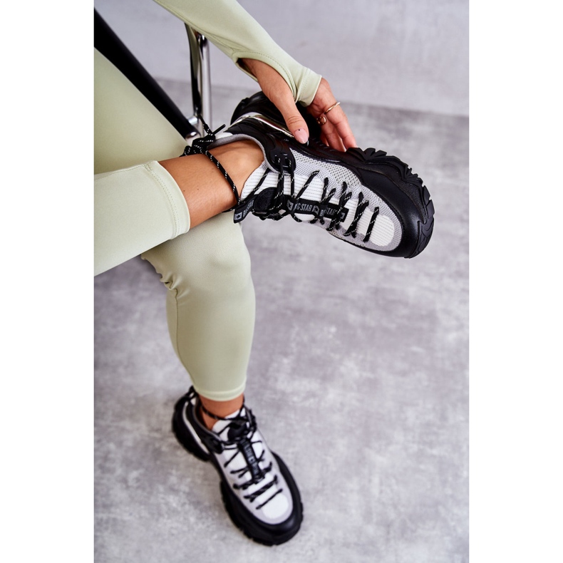 Damsportskor Memory Foam System Big Star KK274053 Svart-Grå 1