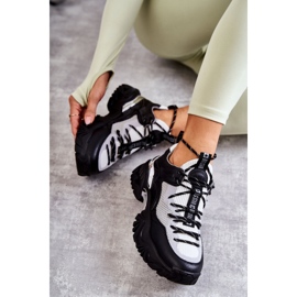 Damsportskor Memory Foam System Big Star KK274053 Svart-Grå 2