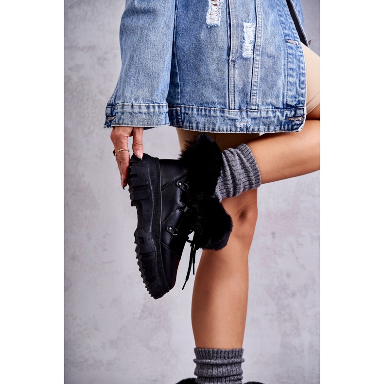 Svarta Charles Svarta varma stövlar 2