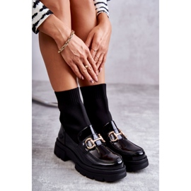 FE1 Damstövlar med en Slip-on strumpa Svart Sofia 2