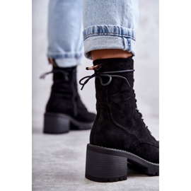 Kvinnors varma stövlar på höga klackar Julieta Black svart 2