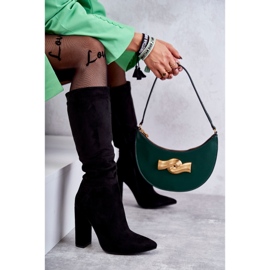 Klassiska Tressa-stövlar i svart mocka 2