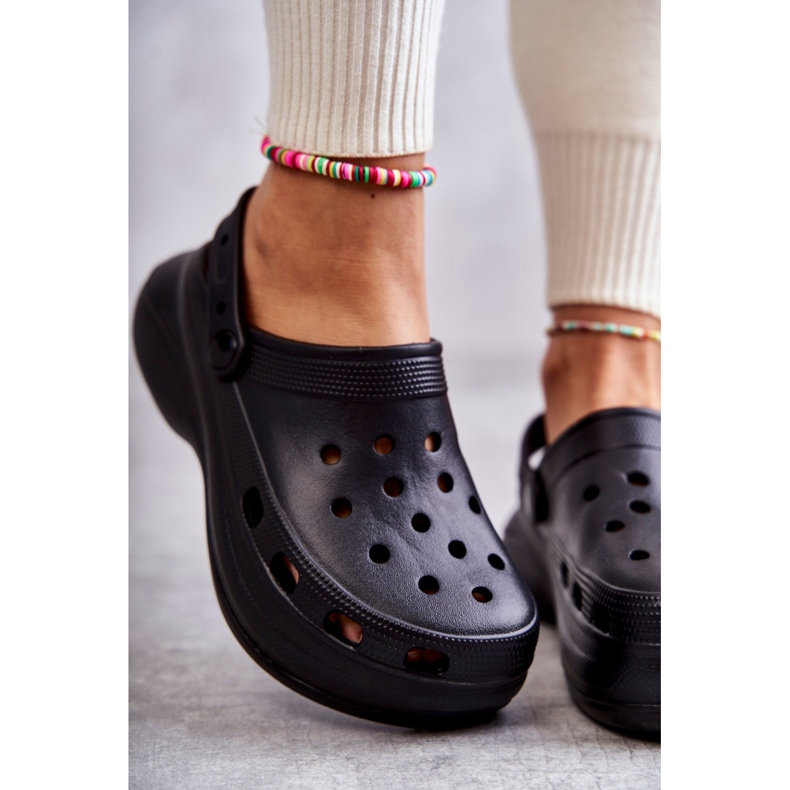 FS1 Kvinnors Crooks Black Foam Tofflor Coline svart 2