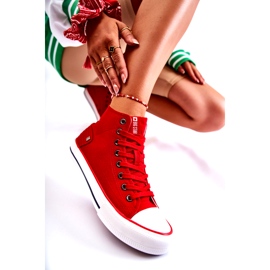 Dam Sneakers Big Star High Red DD274334 röd 3