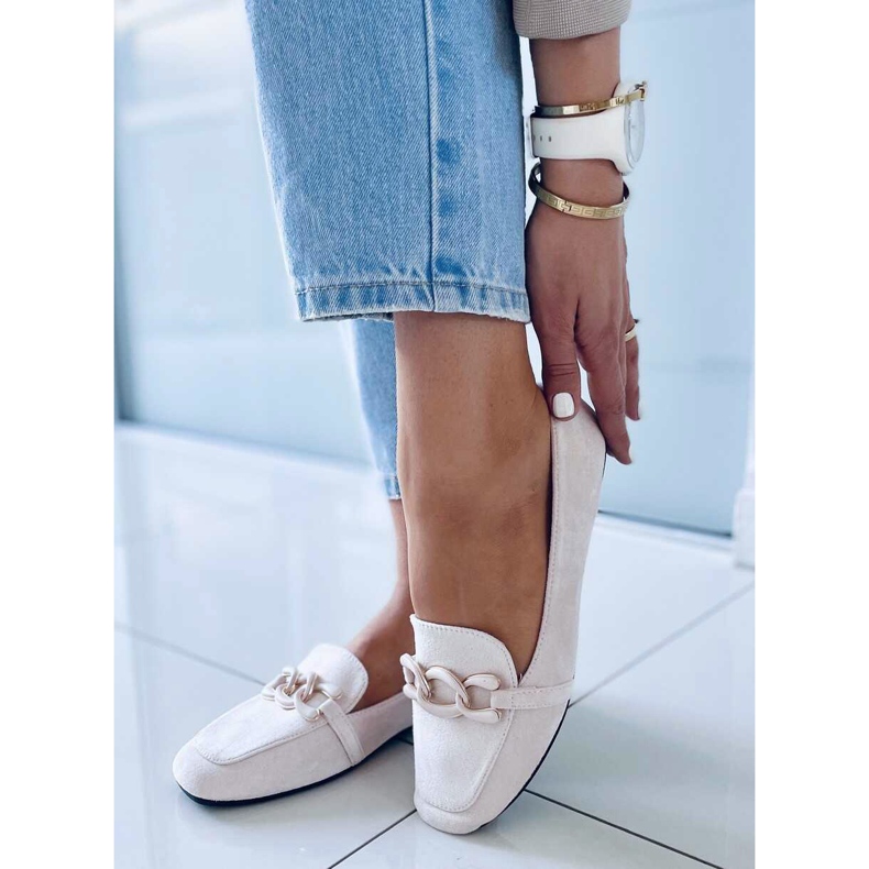 Carla Nude loafers för kvinnor beige 2