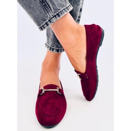 Kubra Wine loafers för damer röd 2