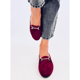 Kubra Wine loafers för damer röd 1