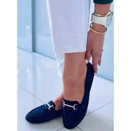 Kubra Navy loafers för kvinnor blå 1