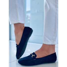 Kubra Navy loafers för kvinnor blå 2