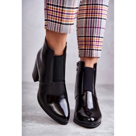 PL4 Klassiska Lackade Stövlar La.Fi 260035B-LA Svart 2