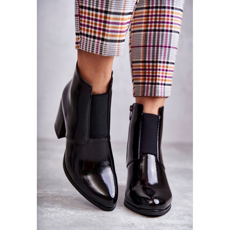 PL4 Klassiska Lackade Stövlar La.Fi 260035B-LA Svart 2