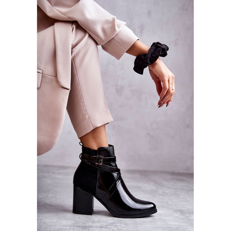 PL4 Fashionabla Lackade Stövlar La.Fi 260037B-LA Svart 1