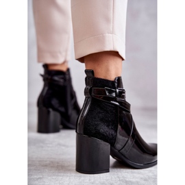 PL4 Fashionabla Lackade Stövlar La.Fi 260037B-LA Svart 2