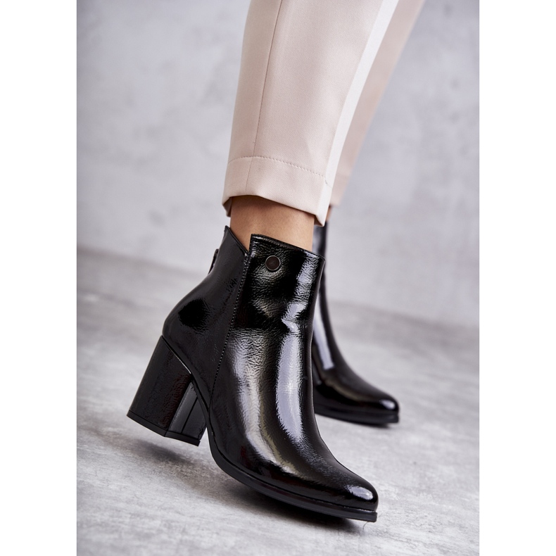 PL4 Lackade stövlar dam La.Fi 260039B-LA Svart 1