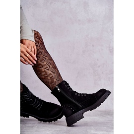 Svarta Palmira Mockastövlar med dubbar 2