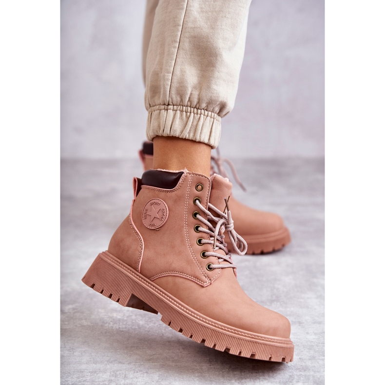 Lädervarma stövlar Rosa Felizia Trappers 2