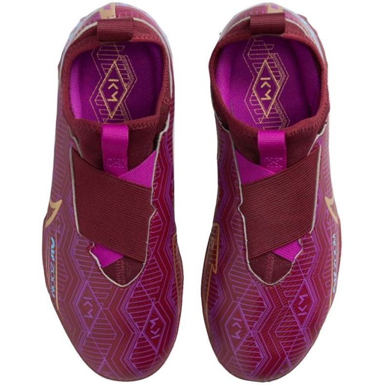 Nike Zoom Mercurial Vapor 15 Academy Km Tf Jr DV0737 694 fotbollsskor röd 1