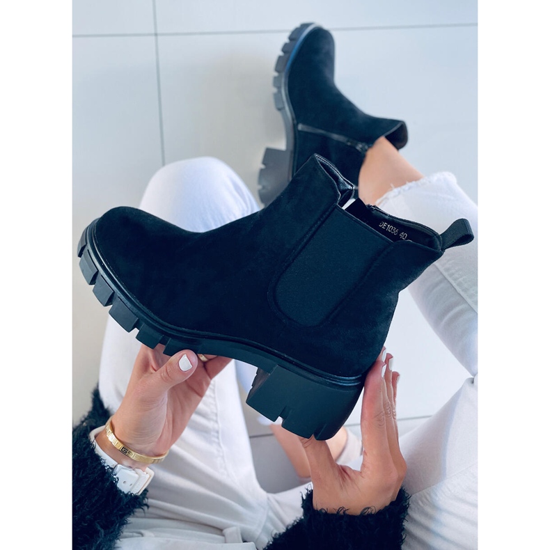 Chelsea stövlar för kvinnor Aime Black svart 2