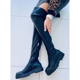 Hogan Black motorcykelstövlar svart 1