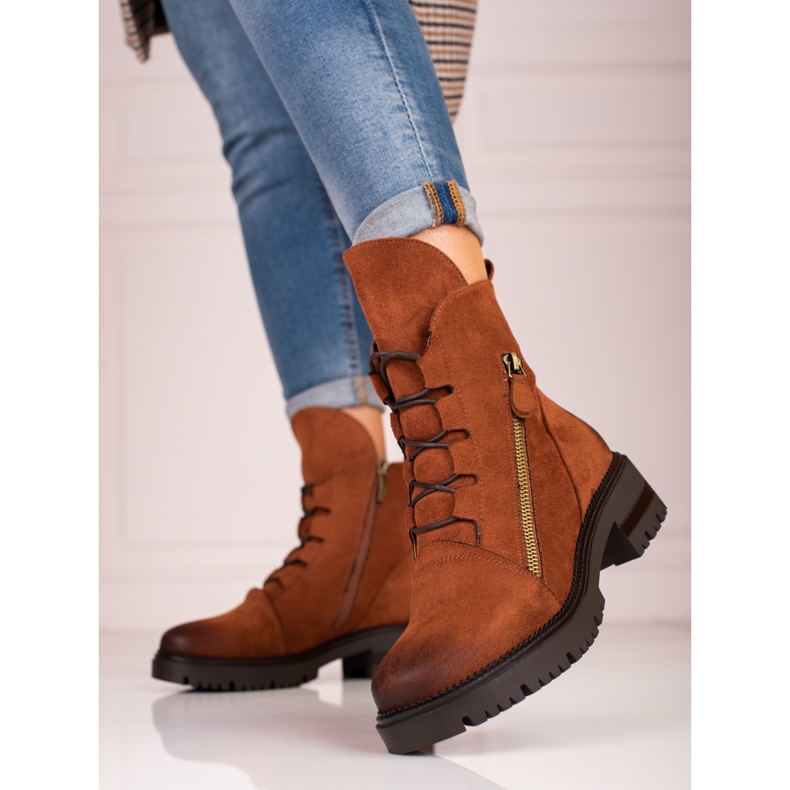 W. Potocki Potocki mockaväskor för kvinnor brun 1