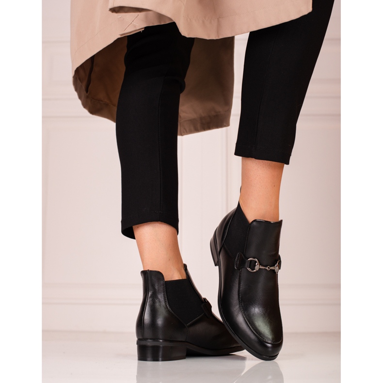 Damstövlar Jodhpur häl Vinceza svart 1