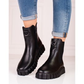 W. Potocki Svarta Potocki platåkängor för kvinnor 2