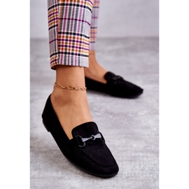 FB2 Loafers i mocka med svart Santi-dekoration 1