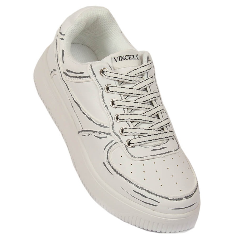 Vita Vinceza låga sneakers 1