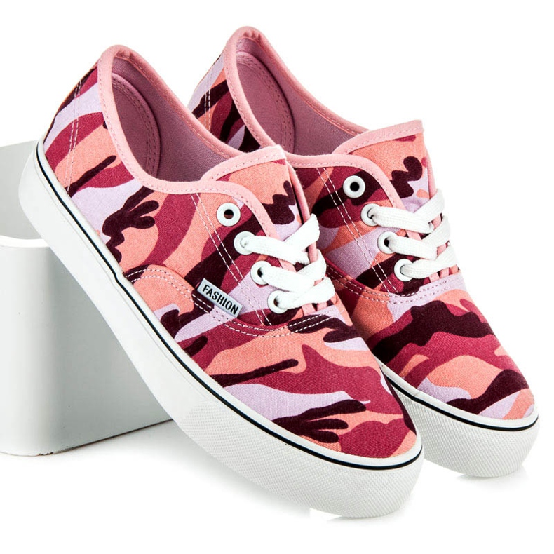 L&H Camo sneakers med snörning mångfärgad 1