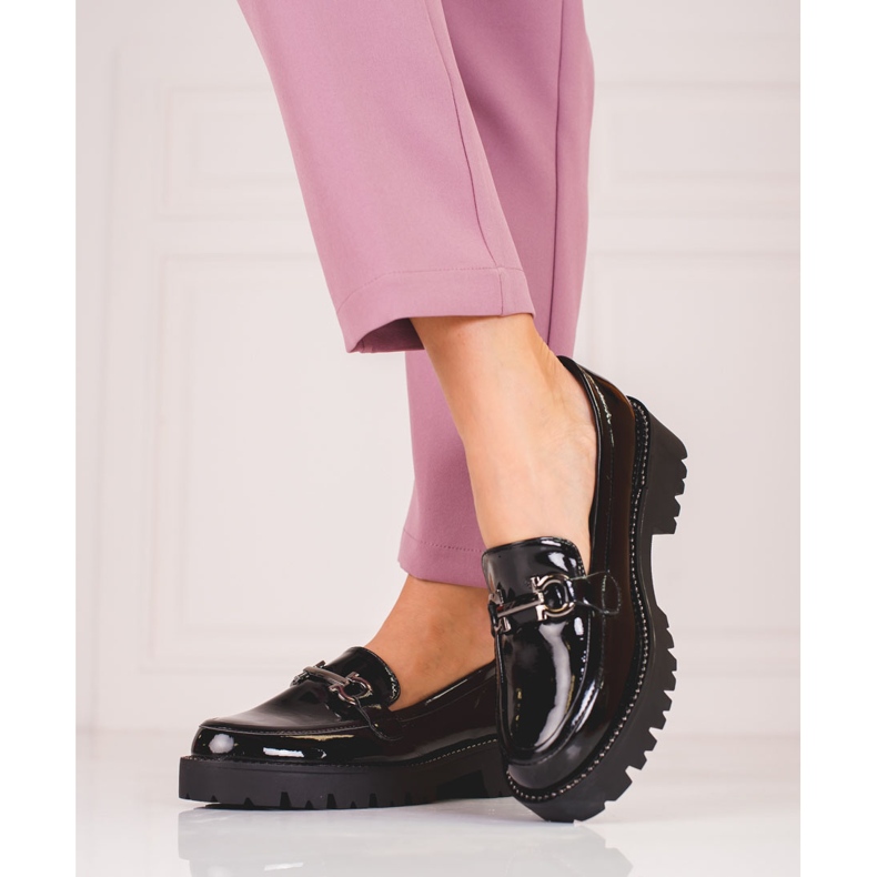 Dammockasiner på en tjock Shelovet-sula svart 1