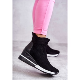 Vinceza Svarta Rita Wedge Sneakers 1